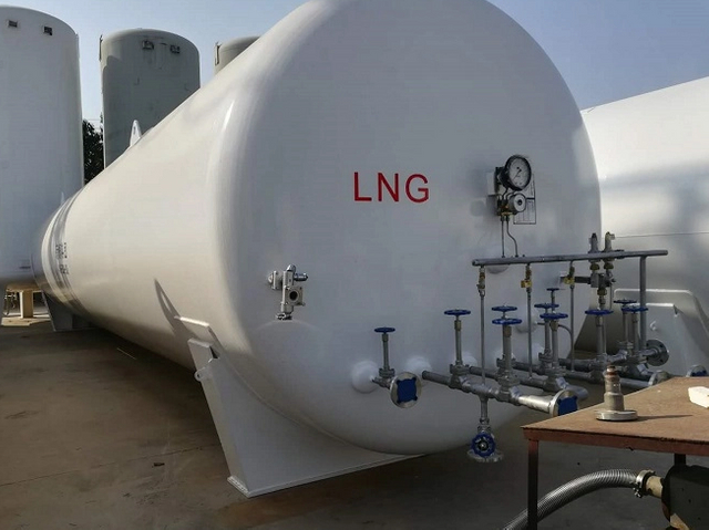 Código ASME/GB Contenedores de gas natural líquido con tanque horizontal de GNL